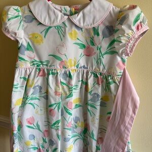 TBBC Floral Dress with Pink Accents